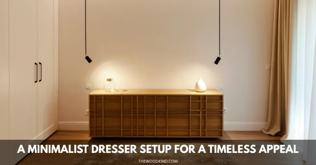 A Minimalist Dresser Setup for a Timeless Appeal