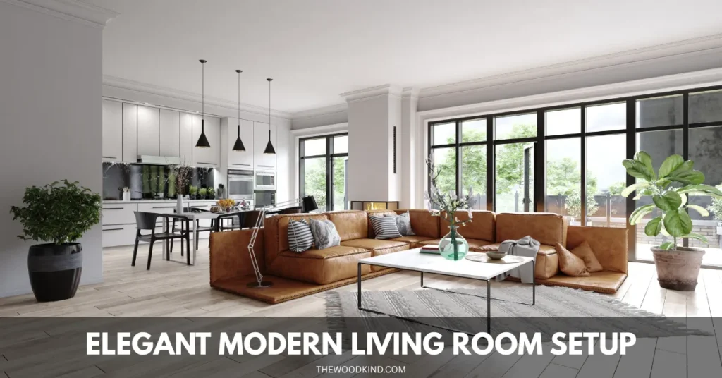 Elegant Modern Living Room Setup