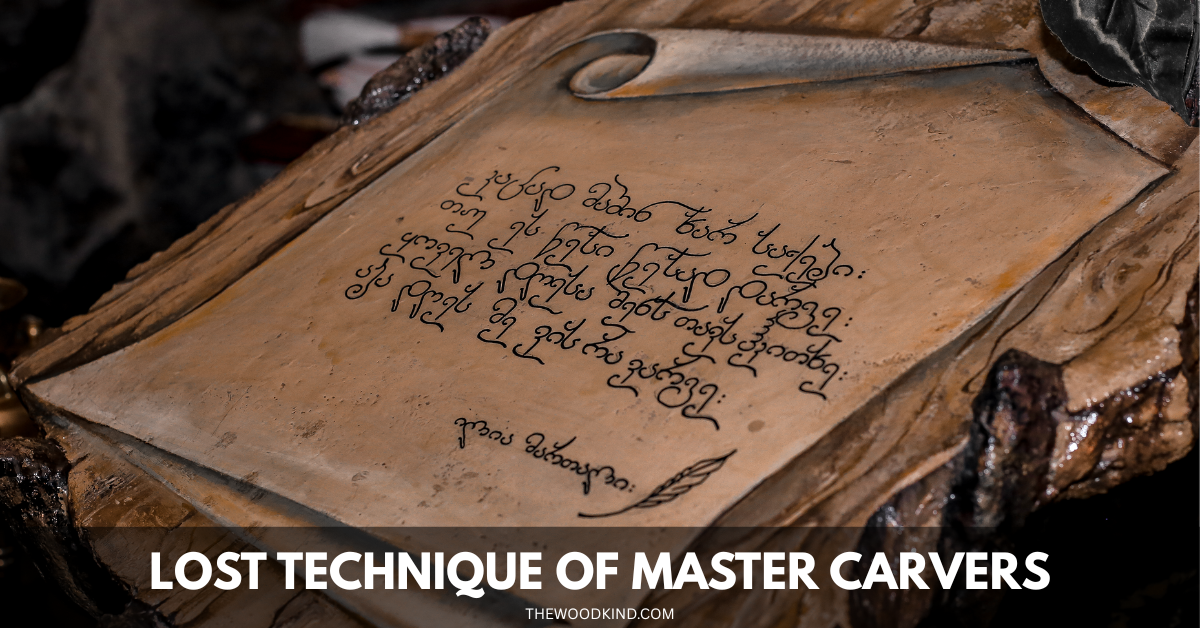 Lost Technique of Master Carvers