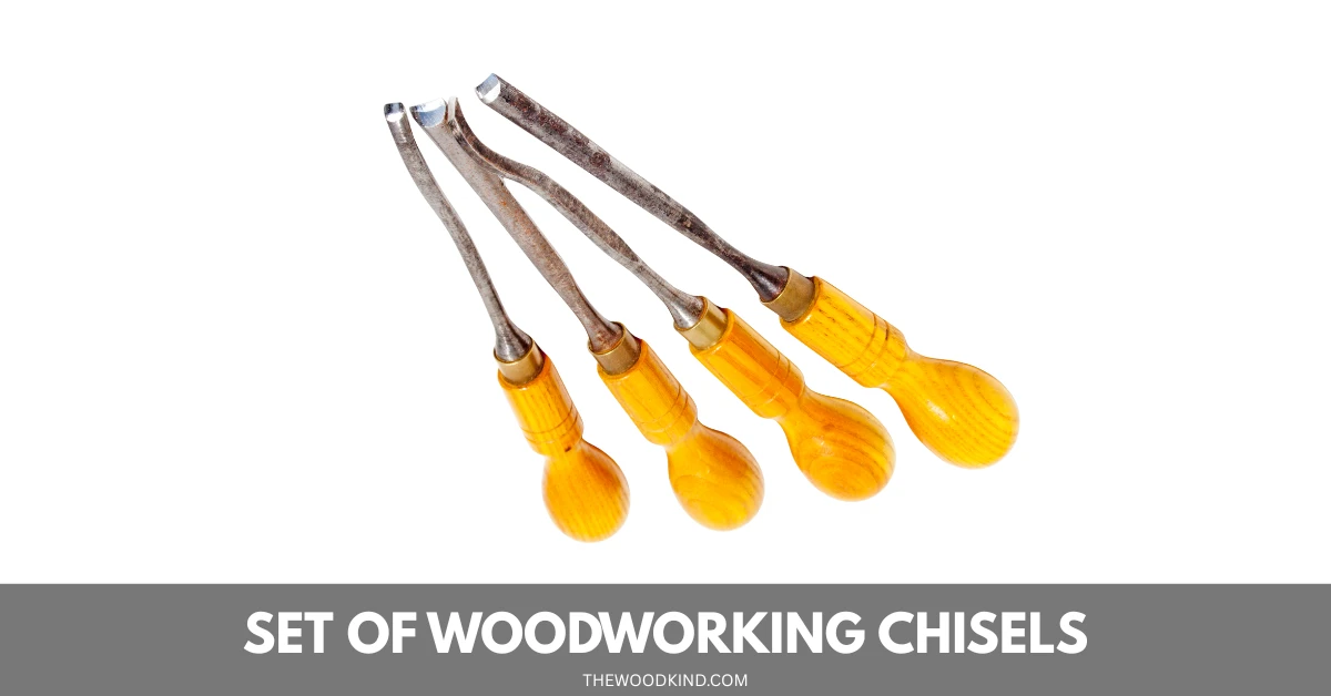 Set of Woodworking Chisels