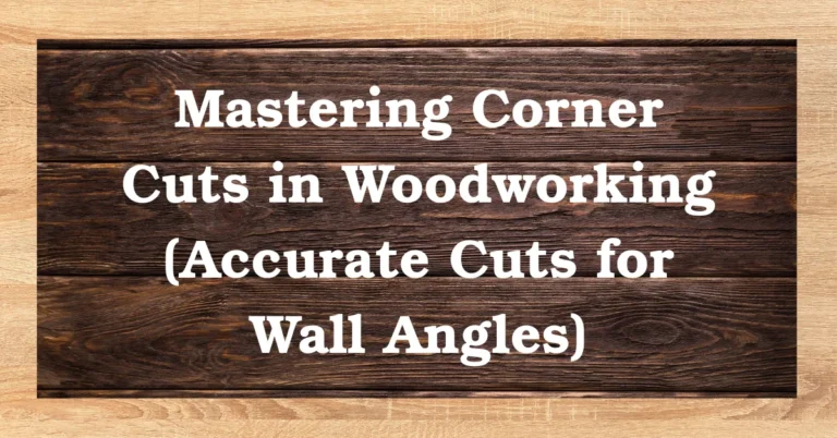Mastering Corner Cuts in Woodworking (Accurate Cuts for Wall Angles)