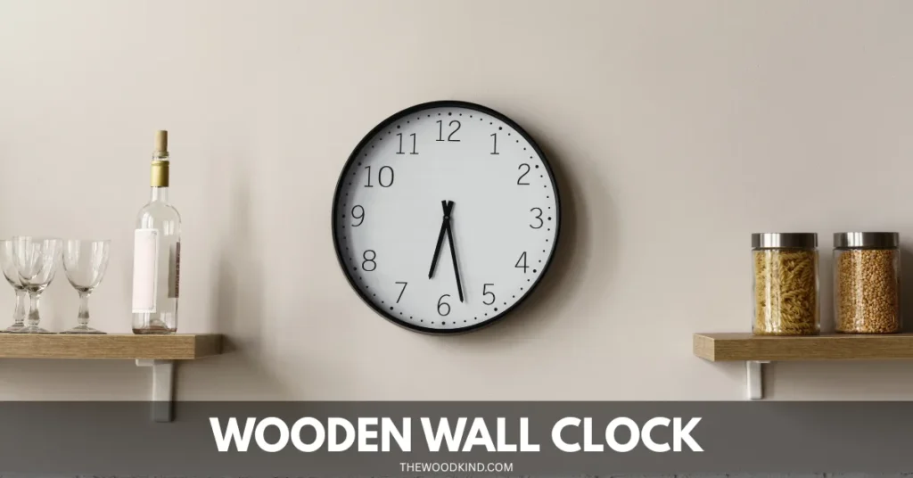 Wooden Wall Clock