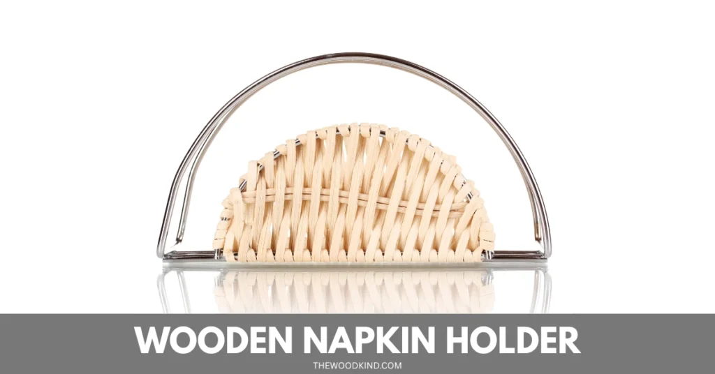 Wooden Napkin Holder